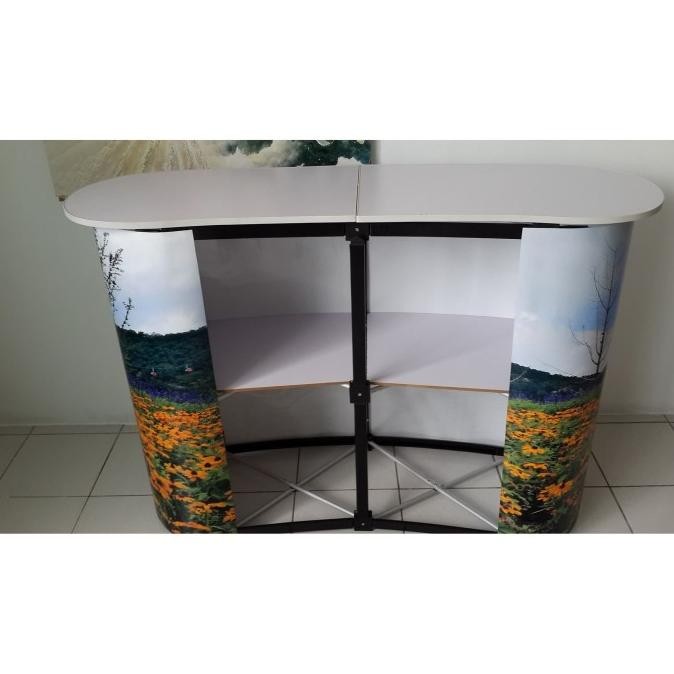 Promotion Desk ( Dengan Cetakan ) / Event Desk / Pop Up Table murah