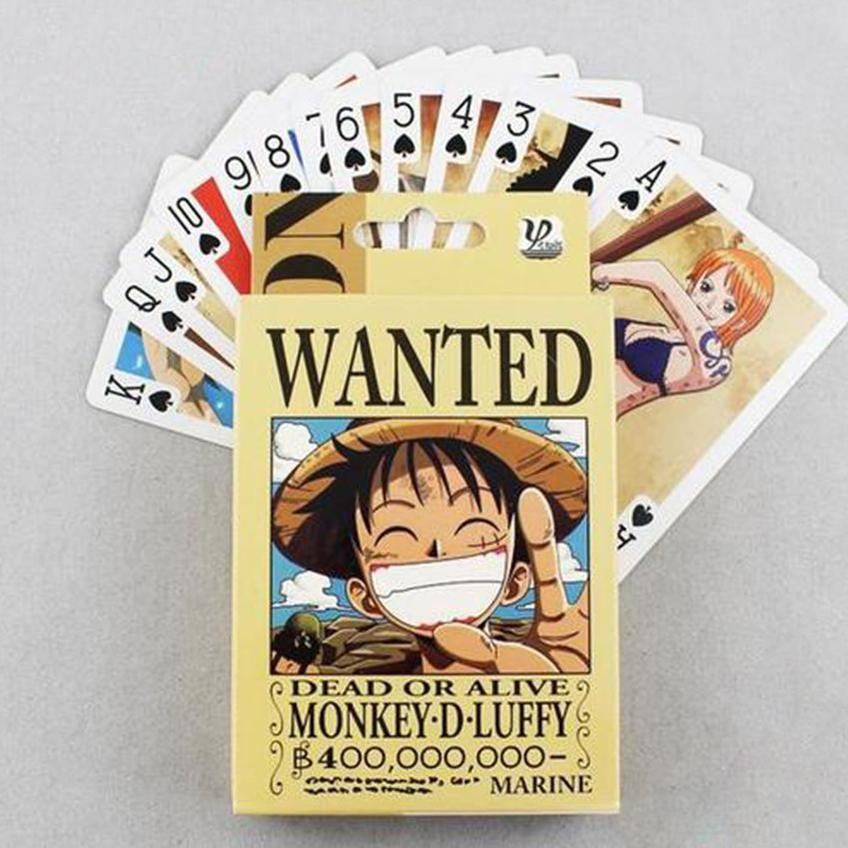 Premium Kartu Remi Anime Poker One Piece Playing Cards High Quality