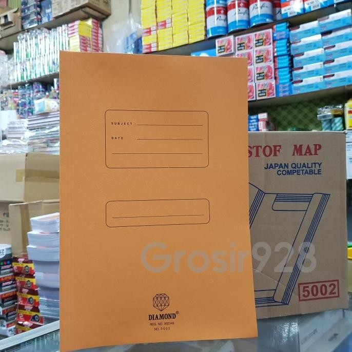 

Stopmap / Map Folder Folio Diamond 500 Orange (isi 50 lembar) murah