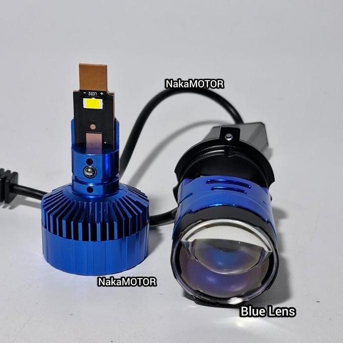 New Lampu Utama IBEZ 201MAX Socket H4 Blue Lens