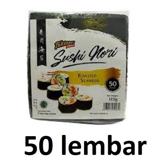 

Sale Tokinori Sushi Nori 50 Sheet ( Halal ) Roasted Seaweed
