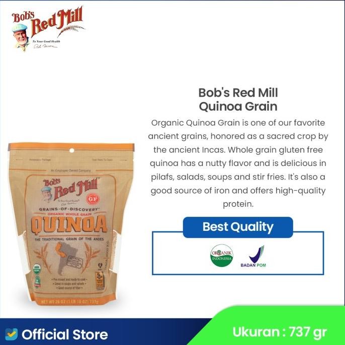 

Grosir Bob'S Red Mill White Quinoa Grain 737 Gr