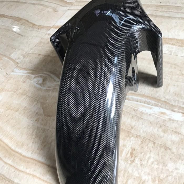 Spakbor depan ninja rr motif tyga /plain asli carbon Import Premium