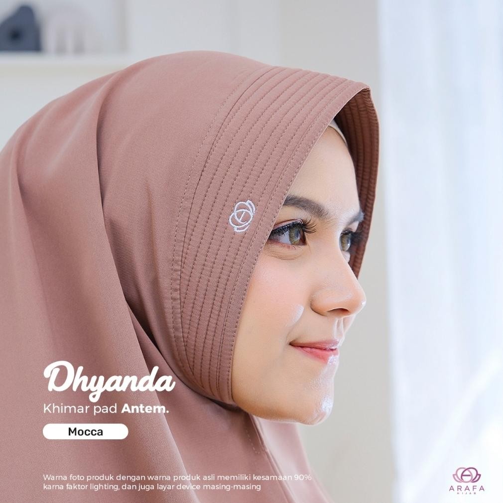 Hijab - Khimar Dhyanda L | Wolfis Premium | Pet Antem | Jilbab Kerudung Syari