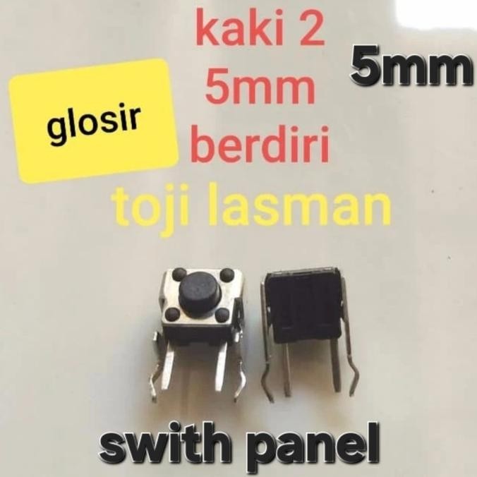 Terbaru (6) (  SWITH BERDIRI 2P  ) SWITCH TOMBOL PUSH  PUSH ON RESET ON OFF SAKLAR STB SET NO N O SE