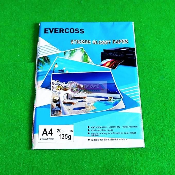 

Kertas Foto Stiker Glossy Paper A4 Best Seller