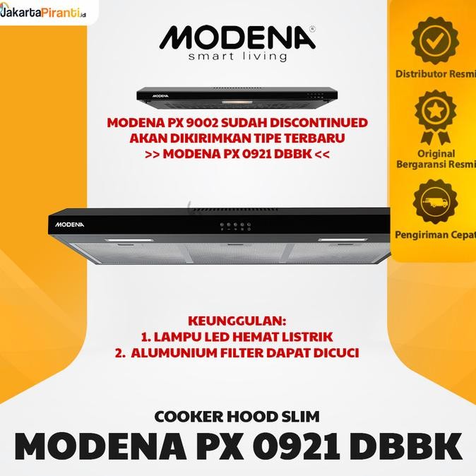  COOKER HOOD MODENA PX 9002 - SLIM HOOD MODENA TERMURAH