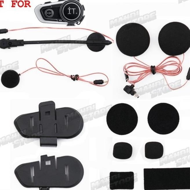 Speaker Set Soft Mic Hard Mic Full Face Fullface Service Kit Intercom It R8 Not E1 Ejeas Qta Bts Par
