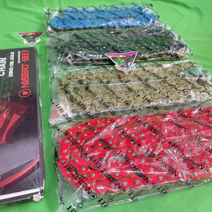 Rantai Nassert Beet Warna-Warni 520Ho-130L O Ring - Asli