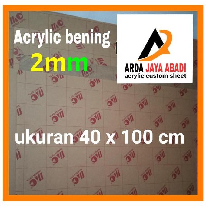 

Akrilik 2Mm Bening Ukuran 40 X 100 Lembaran Akrilik Murah Mika Lembaran Acrylic Clear Marga Cipta Promo