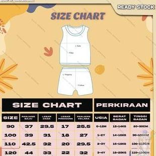 ready yuu baby setelan anak singlet / set baju + celana pendek anak cowok cewek / stelan bayi laki l