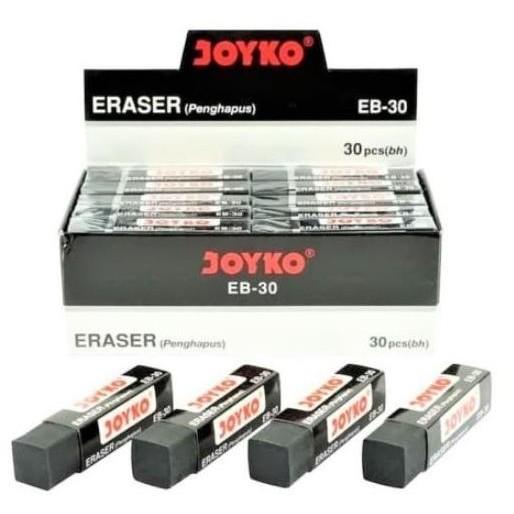 

Terbaru PENGHAPUS JOYKO (1pak= 30pc) / PENGHAPUS PENSIL EB 30 / ERASER