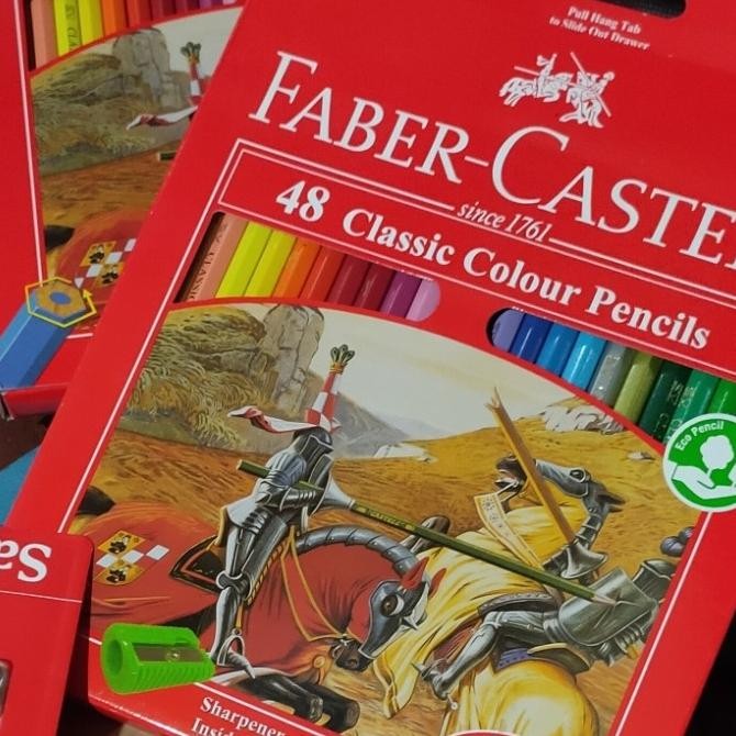

Terbaru pensil warna Faber-Castell 48 warna (color) original