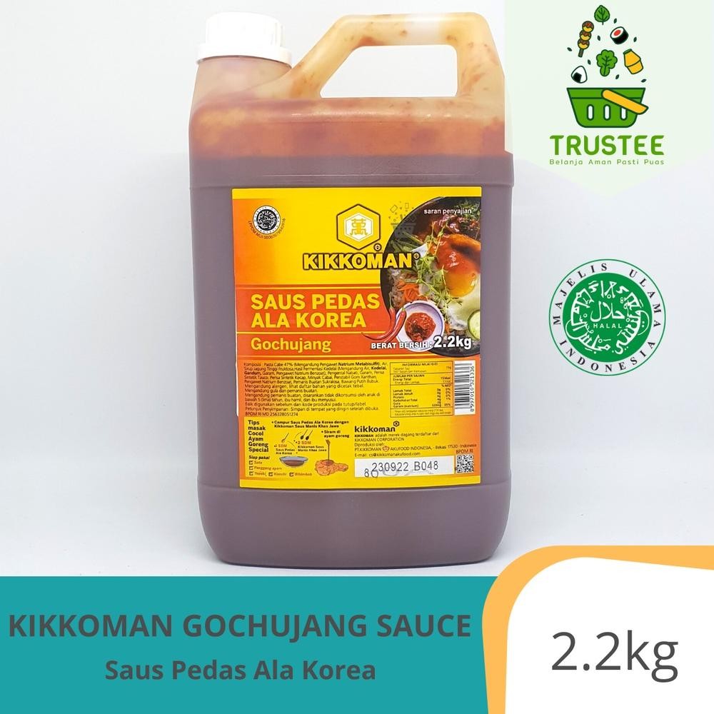 

Sale! Kikkoman Gochujang Sauce / Saus Pedas Ala Korea Halal 2.2 Kg