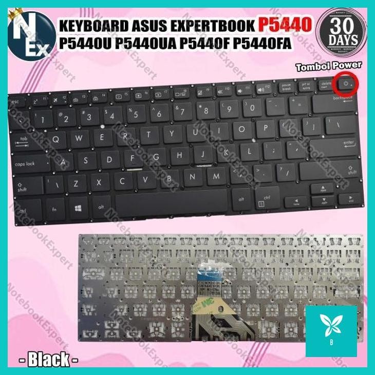 | AHN | KEYBOARD ASUS EXPERTBOOK P5440 P5440U P5440UA P5440F P5440FA - Black