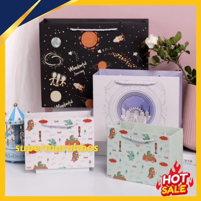 

PAOPAO PAPERBAG WONDERFUL CHARACTER JOURNEY DINO PREMIUM BEST PRODUK !!