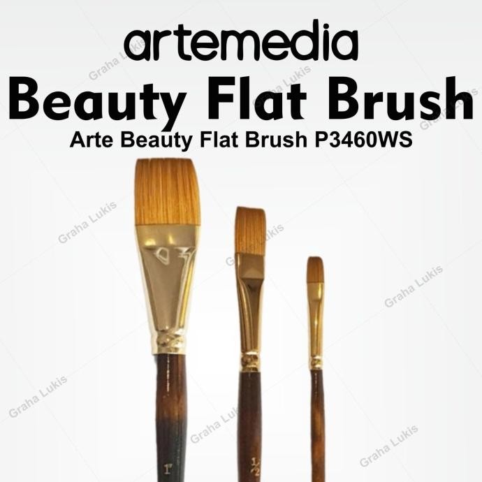 

Arte Beauty Brush - Artemedia Flat Brush
