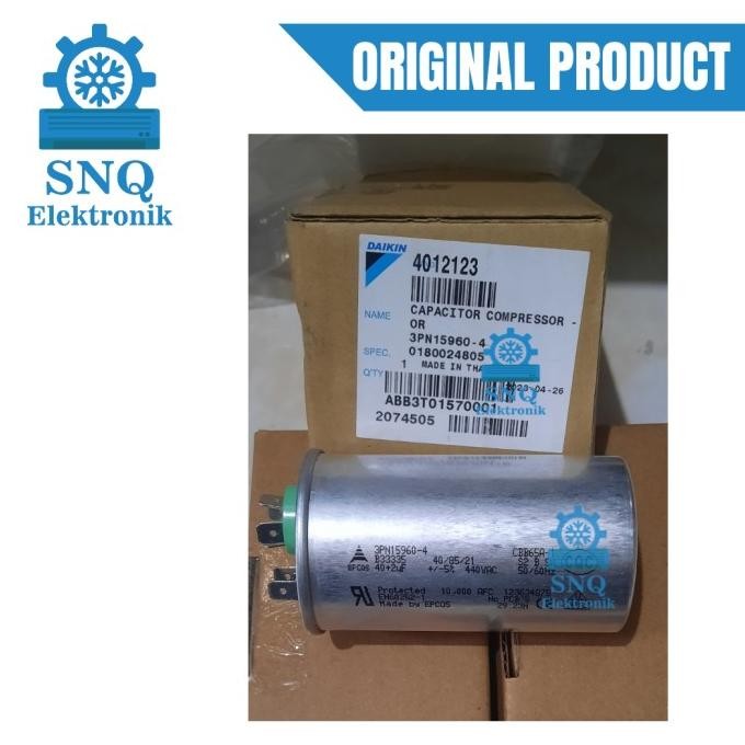 CAPASITOR AC ORIGINAL DAIKIN 40+2 UF EPCOS - KAPASITOR ORI 40+2UF