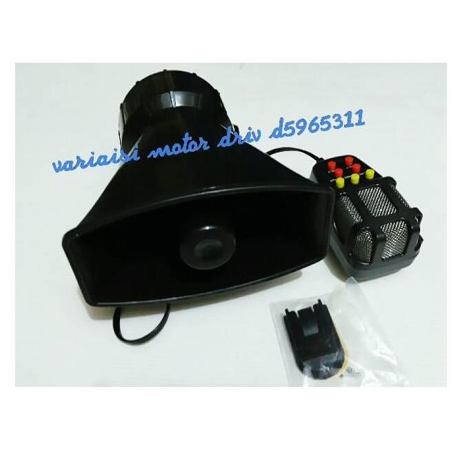 KLAKSON SIRINE TOA 7 TOMBOL 7 SUARA.BEL SIRINE MOTOR POLISI