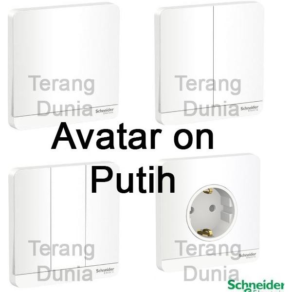 Spesial Schneider Avataron Putih Saklar Avataron Stopkontak Avataron Schneider