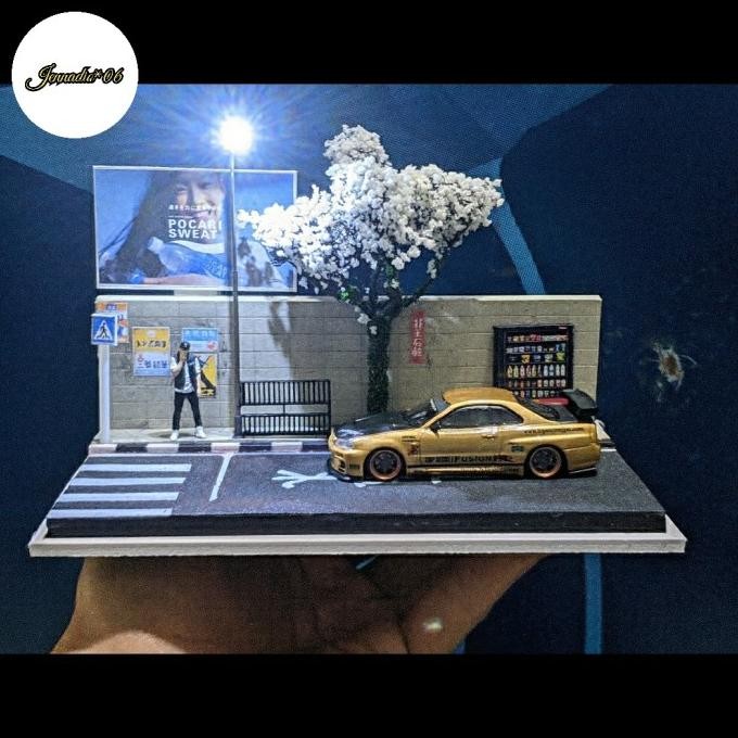 Diorama mini jepang akrilik
