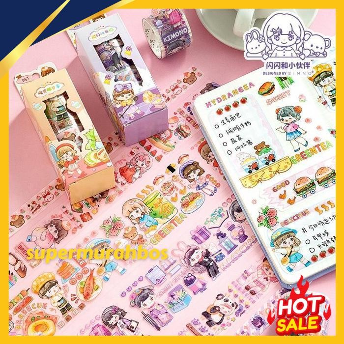 

PAOPAO STIKER ROLL 1 SET ANIME DAN AKICHAN CUTE AESTHETIC BAHAN PET WATERPROFF / ANTIAIR BEBAS ONGKIR !!