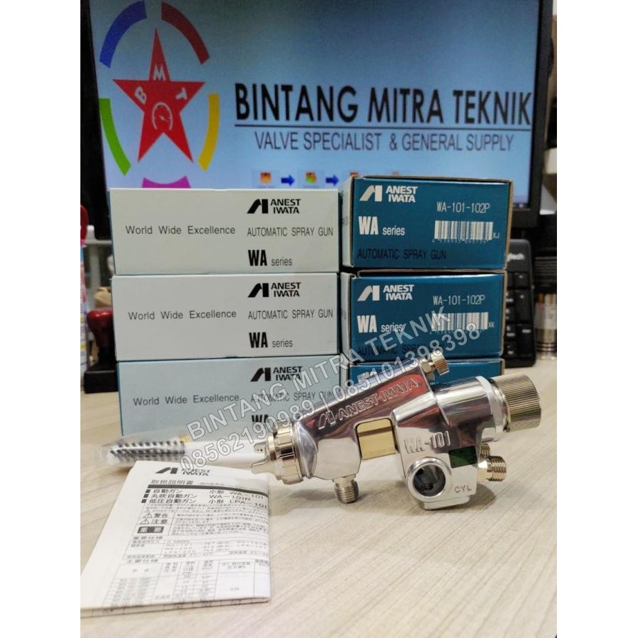 

BEBAS ONGKIR - AUTO SPRAY GUN ANEST IWATA WA-101-102P