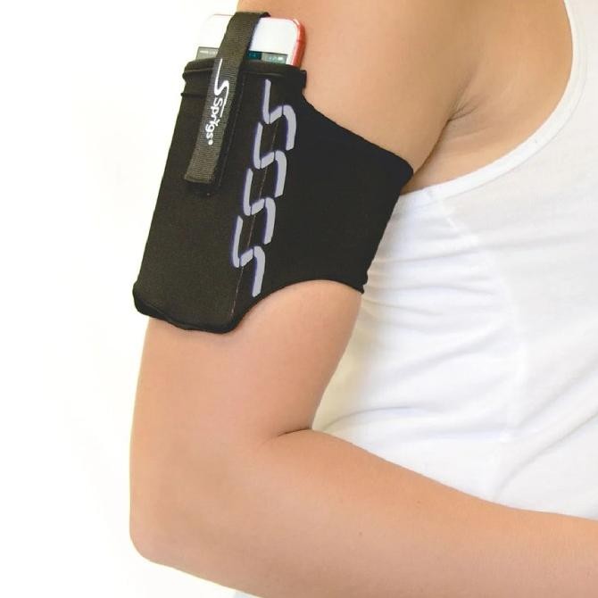 Sprigs Banjees Running Armband Black Tie Dye / Tas Lengan Hp Arm Band Lari Jogging Sports Olahraga G