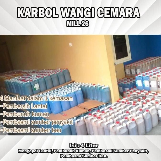 Diskon Karbol Wangi 4Liter --4 in 1--