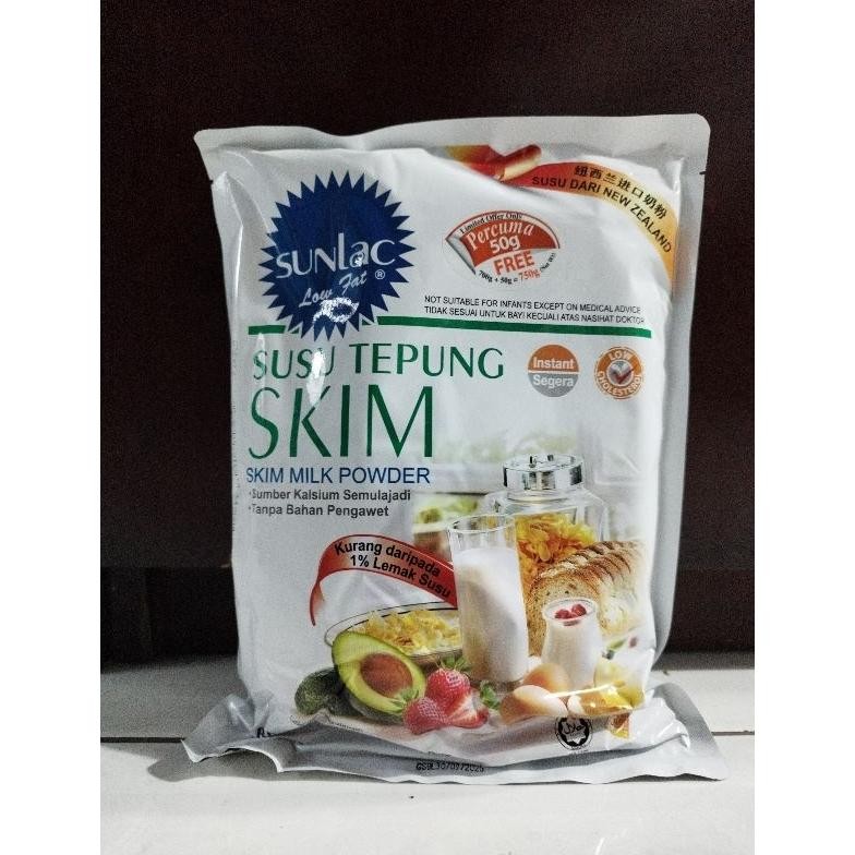 

SUNLAC LOW FAT SUSU TEPUNG SKIM 700+50GRAM ORIGINAL MALAYSIA