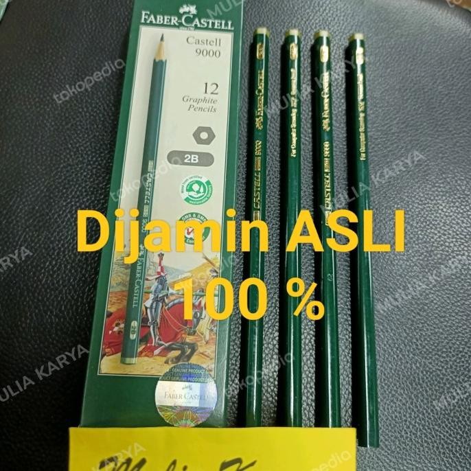

Terbaru Pensil Asli Faber Castell 2 B Faber Castel Pencil per kotak isi 12 pcs