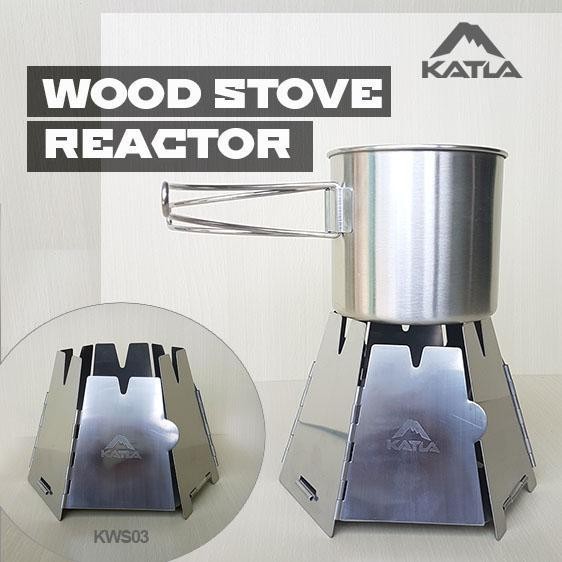 Tungku Kompor Kayu Lipat Katla Reactor Kws03 Spirtus Outdoor Bushcraft Original Dan Terpercaya