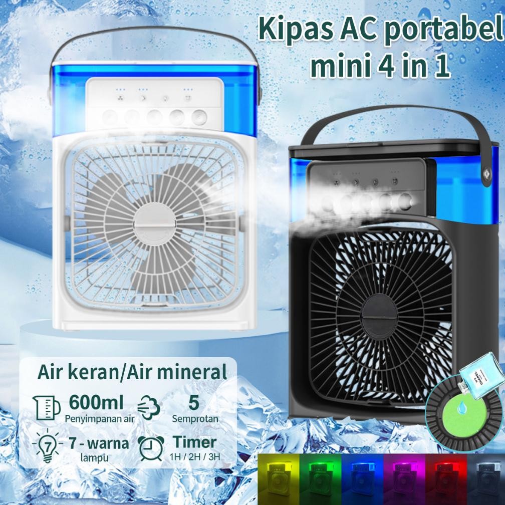 Pendingin Mini AC Portable Air Cooler Mobil Dan Ruangan Kipas Mini Super Dingin