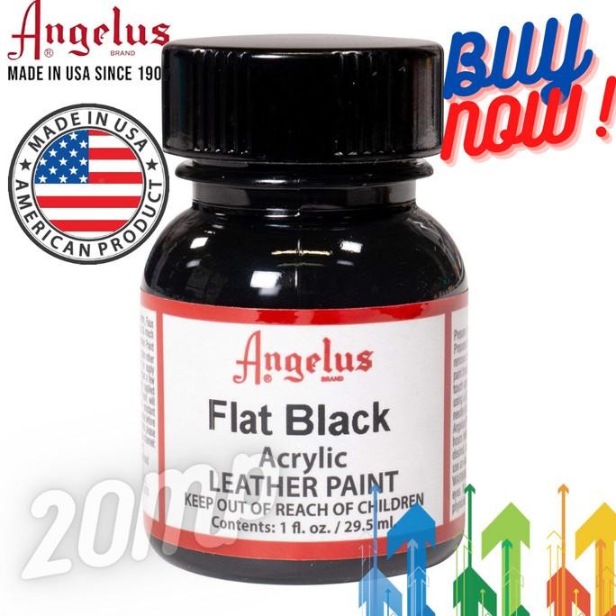 

HARGA DISC - Angelus Flat Black Acrylic Leather Paint Cat Bahan Kulit 1 Oz 29ML USA