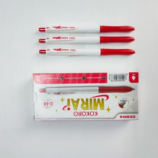

Tersedia Pen/Pulpen/Bulpen Gel Zebra Kokoro Mirai 0.48Mm - 1 Box Isi 12 Pcs
