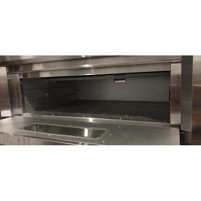 Gas oven roti kue 2 dek 4 loyang full otomatis api atas bawah