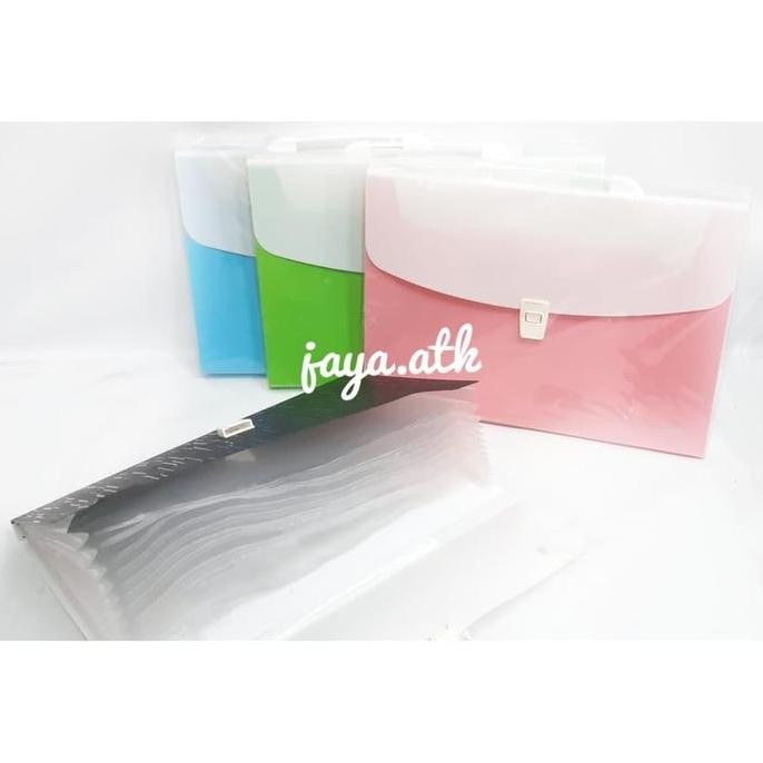 

Diskon! MAP PLASTIK EXPANDING FILE MAP SEKAT HARMONIKA FOLIO F4 12 SEKAT