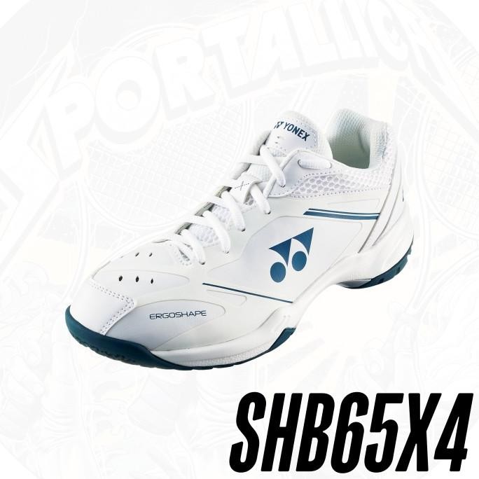 Sepatu Badminton Yonex Power Cushion Shb65X4 Shb65 X 4 Shb65X4Ex White Co