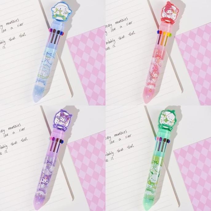 

Tersedia Tokkado Sanrio Hisoki Pulpen 10 Warna Alat Tulis Sekolah Karakter Original Lucu