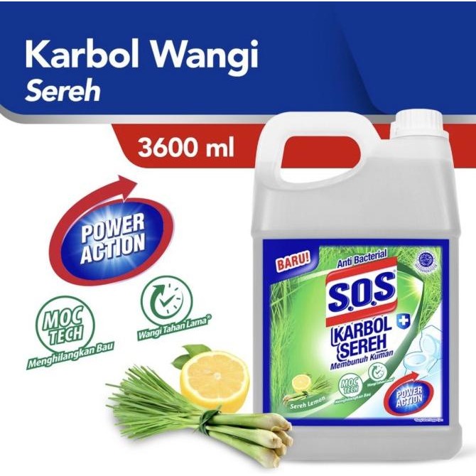 Diskon SOS KARBOL SEREH PEMBERSIH LANTAI