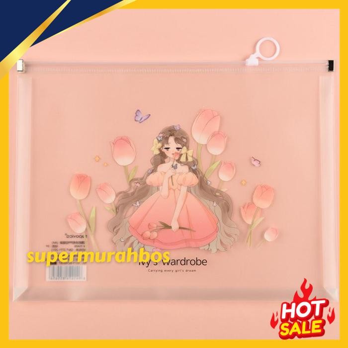 

MAP PLASTIK IMPORT ZIPPER LOCK EXPANDING FILE / FOLDER FILE ANIME PRINCESS GRATIS ONGKIR !!