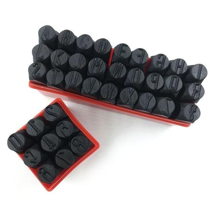 

Number Letter Punch Set 36pcs Angka Dan Huruf Ketok Besi Numbers Alphabets Printing Tool Ukuran 4mm 6mm 8mm Steel Stamp