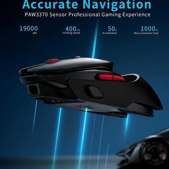 Rapoo VT960s Wired Wireless Gaming Mouse RGB OLED PMW3389