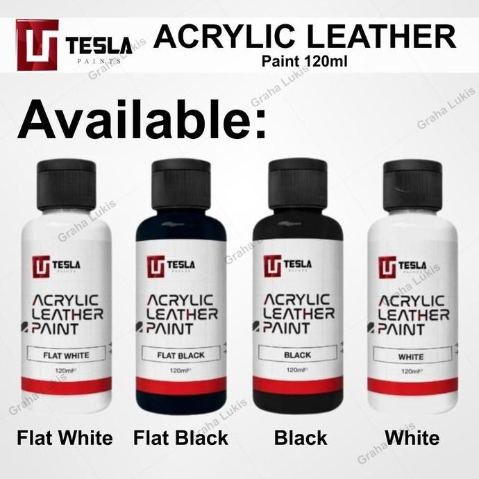

TERBARU - TESLA Acrylic Leather Paint 120ML - SATUAN