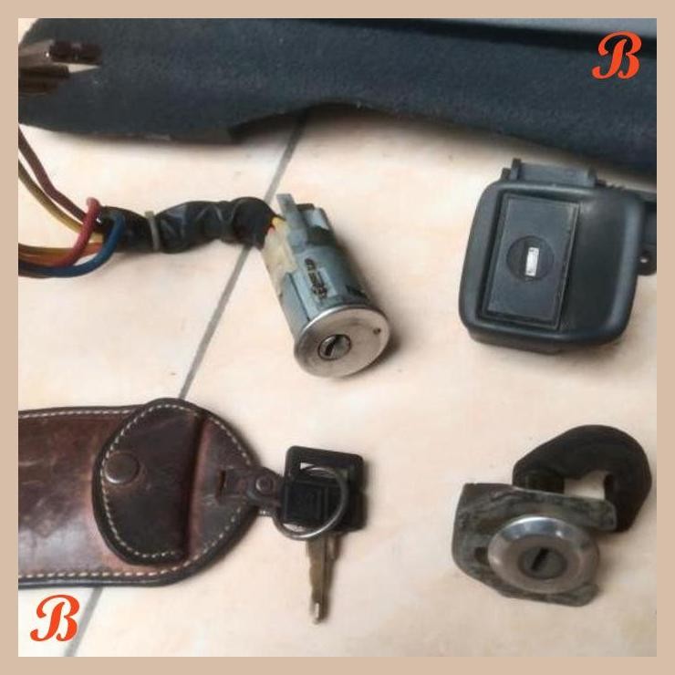 [BSB] KUNCI LENGKAP PEUGEOT 306 KONTAK , PINTU , BAGASI , LACI DASBOARD ORIGINAL FULSET ALL IN ONE