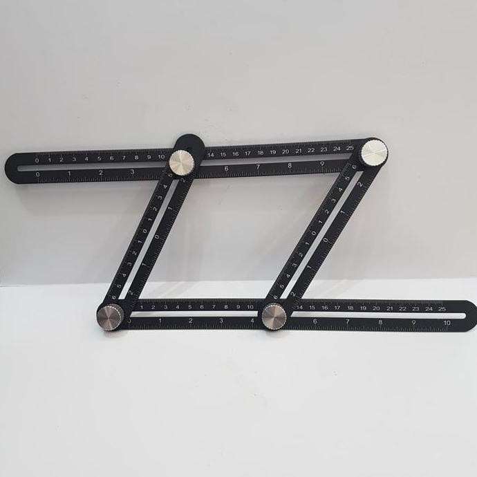 

siap kirim solid penggaris siku 4 sudut meteran sudut lipat 25cm x 6cm
