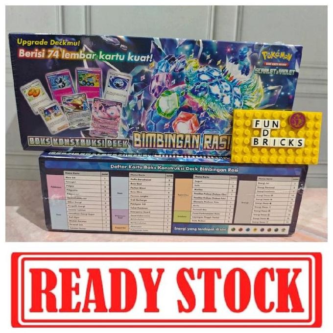 Kartu Card Pokemon TCG Boks Konstruksi Deck Bimbingan Rasi