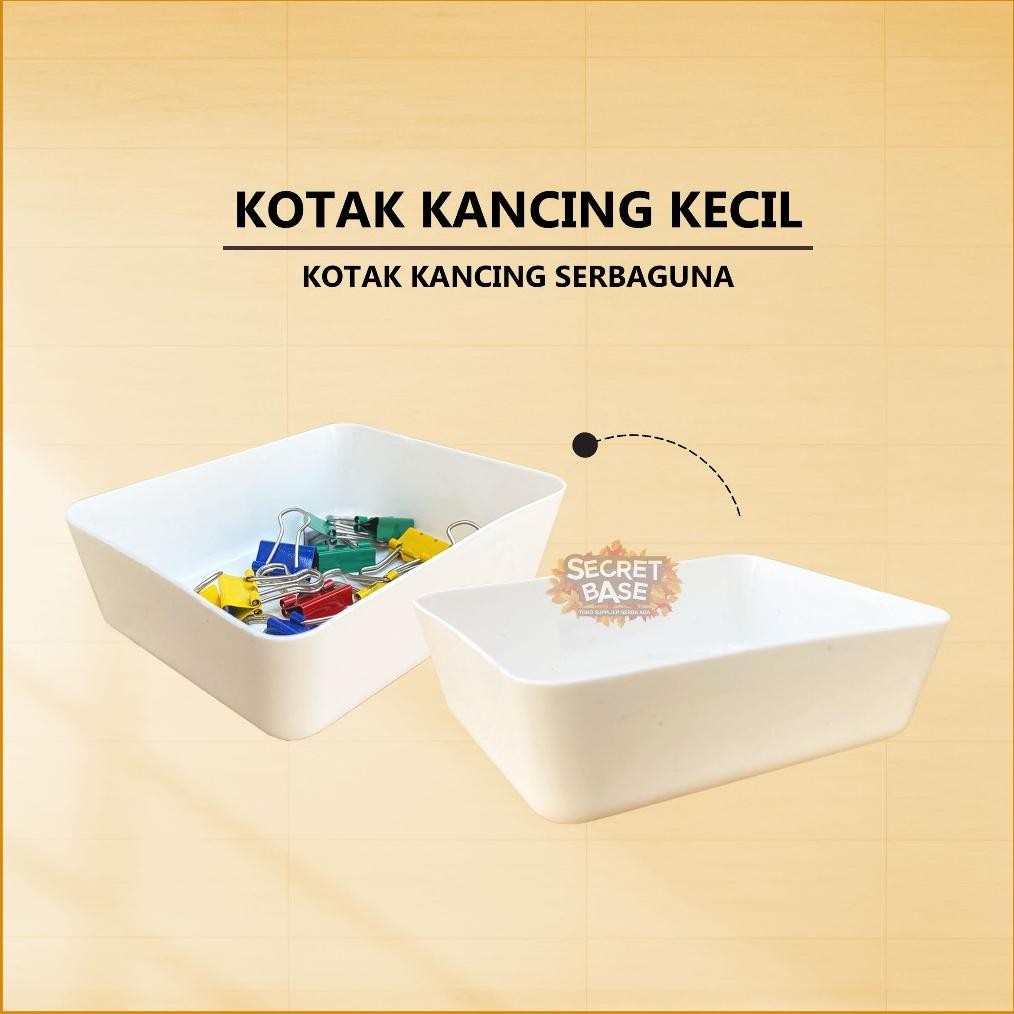 Kotak Kancing Kecil - Kotak Serbaguna / Tempat Pulpen / Kotak Obat Aksesoris High Grade