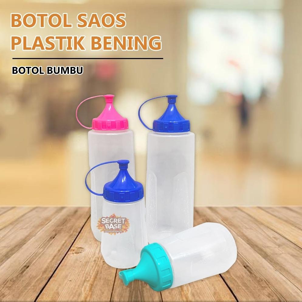 Botol Kecap - Botol Saos Plastik / Botol Saus Estetik / Tempat Sambal Promo