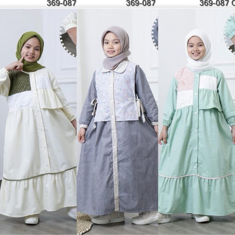 Promo (Size L) Gamis Anak Dalima Kids By Semut Diskon